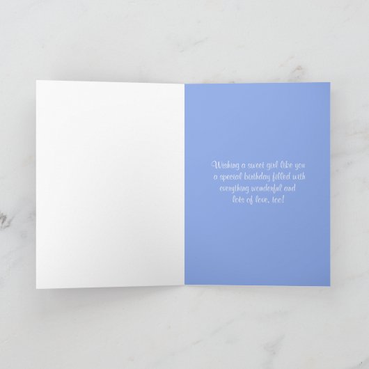 プレーリーガールファームハウスハッピーバースデー カード (内部)