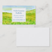 プレーリーグラスワイルドフラワーメドウハバル 名刺 (正面/裏面)