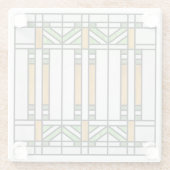 プレーリースクールスタイル解釈第4号 ガラスコースター (裏面)