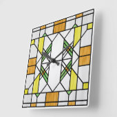 プレーリースクールスタイル通訳第2号 スクエア壁時計 (傾斜)