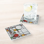 プレーリースクールスタイル通訳第5号 ガラスコースター (アングル)