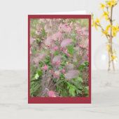 プレーリースモーク空白のノートカード カード (黄色い花)