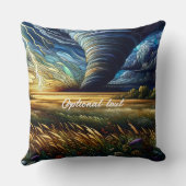 プレーリートルネードステンドグラス クッション (裏面)