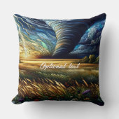 プレーリートルネードステンドグラス クッション (正面)