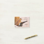 プレーリードッグおもしろい-ハッピーバースデー ポストイット (デスク上)