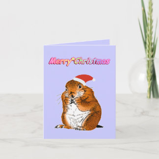 プレーリードッグのクリスマス シーズンカード