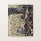 プレーリードッグの家族 ジグソーパズル (縦)