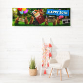 プレーリードッグの誕生日パーティー 横断幕 (インサイチュ)