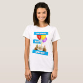 プレーリードッグの誕生日パーティー Tシャツ (正面フル)