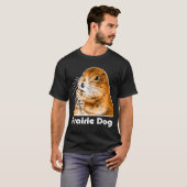 プレーリードッグの顔(2) Tシャツ (正面フル)