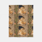 プレーリードッグは完全です フリースブランケット (正面)