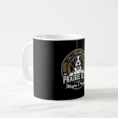 プレーリードッグは3人家族デザインかも コーヒーマグカップ (正面左)