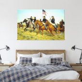 プレーリードッグクリークの戦い(ラルフ・ハインツ) キャンバスプリント (インサイチュ (寝室))
