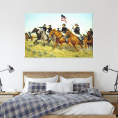 プレーリードッグクリークの戦い(ラルフ・ハインツ) キャンバスプリント (インサイチュ (寝室))