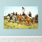 プレーリードッグクリークの戦い(ラルフ・ハインツ) キャンバスプリント (インサイチュ (ウッドフロア))