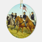 プレーリードッグクリークの戦い(ラルフ・ハインツ) セラミックオーナメント (左)