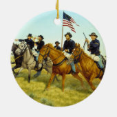 プレーリードッグクリークの戦い(ラルフ・ハインツ) セラミックオーナメント (裏面)