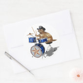 プレーリードッグドラマー ラウンドシール (封筒)