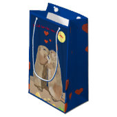 プレーリードッグバレンタインデー スモールペーパーバッグ (正面アングル)