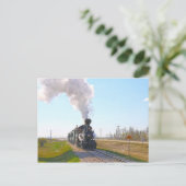 プレーリードッグ中央蒸気エンジン#3ポストカード ポストカード (スタンド正面)
