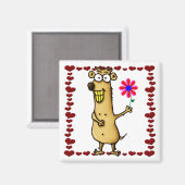 プレーリードッグ愛磁石 マグネット (正面/裏面)