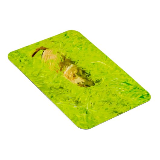 プレーリードッグ抽象芸術印象主義 マグネット (右側)