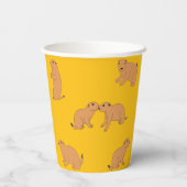 プレーリードッグ 紙コップ (裏面)