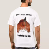 プレーリードッグ(Aの背部姿) Tシャツ (裏面)