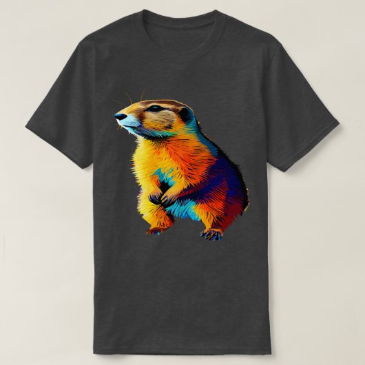 プレーリードッグ Tシャツ (デザイン正面)