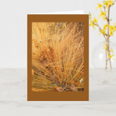 プレーリードロップス秋空白のノートカード カード (黄色い花)