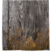 プレーリーハーベストウィートオンバーンドボード シャワーカーテン (正面)