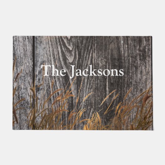 プレーリーハーベストウィートオンバーンドボード ドアマット (正面)