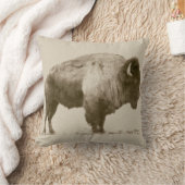 プレーリーバイソン クッション (ブランケット)