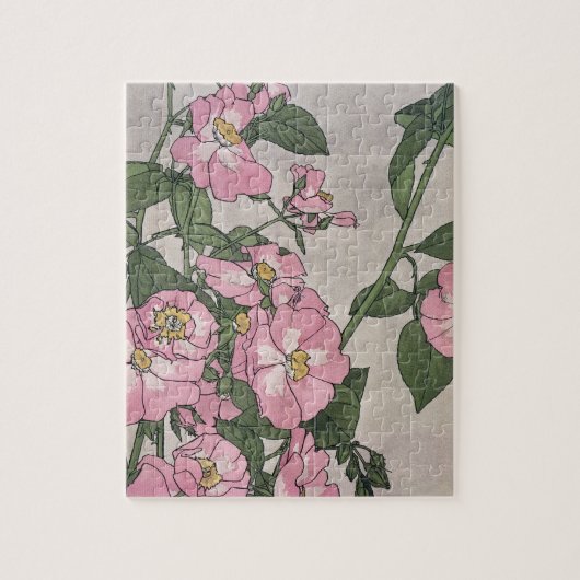 プレーリーバラ(1915)by Hannah Borger Overbeck. ジグソーパズル (縦)