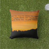 プレーリーヒルズアットサンセット写真 クッション (芝生)