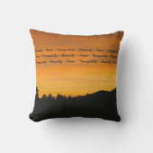 プレーリーヒルズアットサンセット写真 クッション (正面)