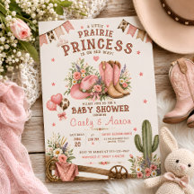 プレーリープリンセス ウェスタンベビーシャワー