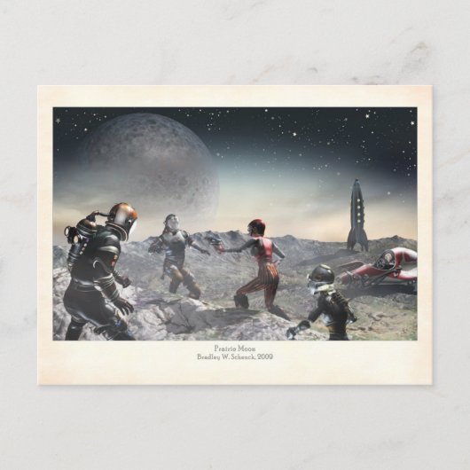 プレーリームーンハガキ ポストカード (正面)