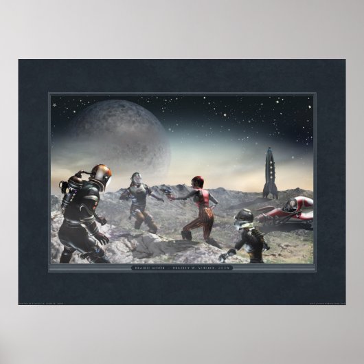 プレーリームーンポスター（24x18インチ） ポスター (正面)