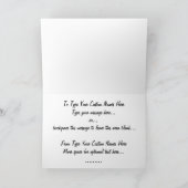 プレーリーランドスケープカードマニトバパーソナライズされたカード カード (内部)