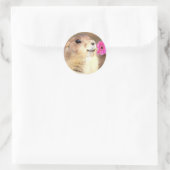 プレーリー犬のシール ラウンドシール (バッグ)