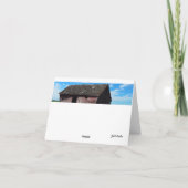 プレーリー素朴バーンドグリーティングカード カード (裏面)