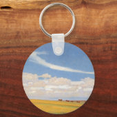 プレーリーAfter Storm by Maynard Dixon,ヴィンテージ・アート キーホルダー (正面)