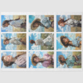 プレーリ女性のカーボーイコラージュデクページ 薄葉紙 (正面)