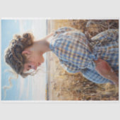 プレーリ妊婦のカントリーウェスタン素朴 薄葉紙 (正面)