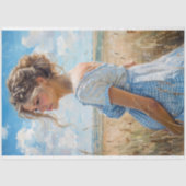 プレーリ妊婦のカントリーウェスタン素朴 薄葉紙 (正面)