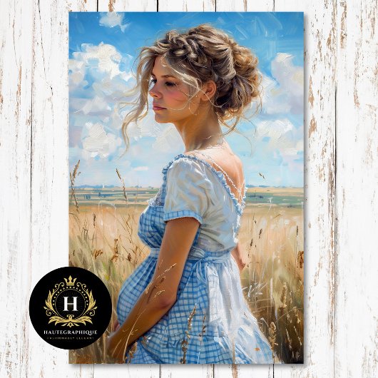 プレーリ妊婦のカントリーウェスタン素朴 薄葉紙