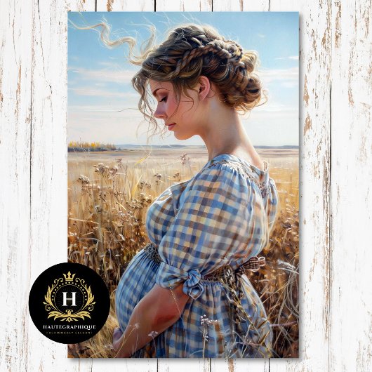 プレーリ妊婦のカントリーウェスタン素朴 薄葉紙