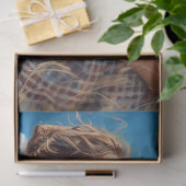 プレーリ妊婦のカントリーウェスタン素朴 薄葉紙 (ギフト)