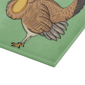 プレーリ素晴らしーチキン漫画イラストレーション カッティングボード (角)